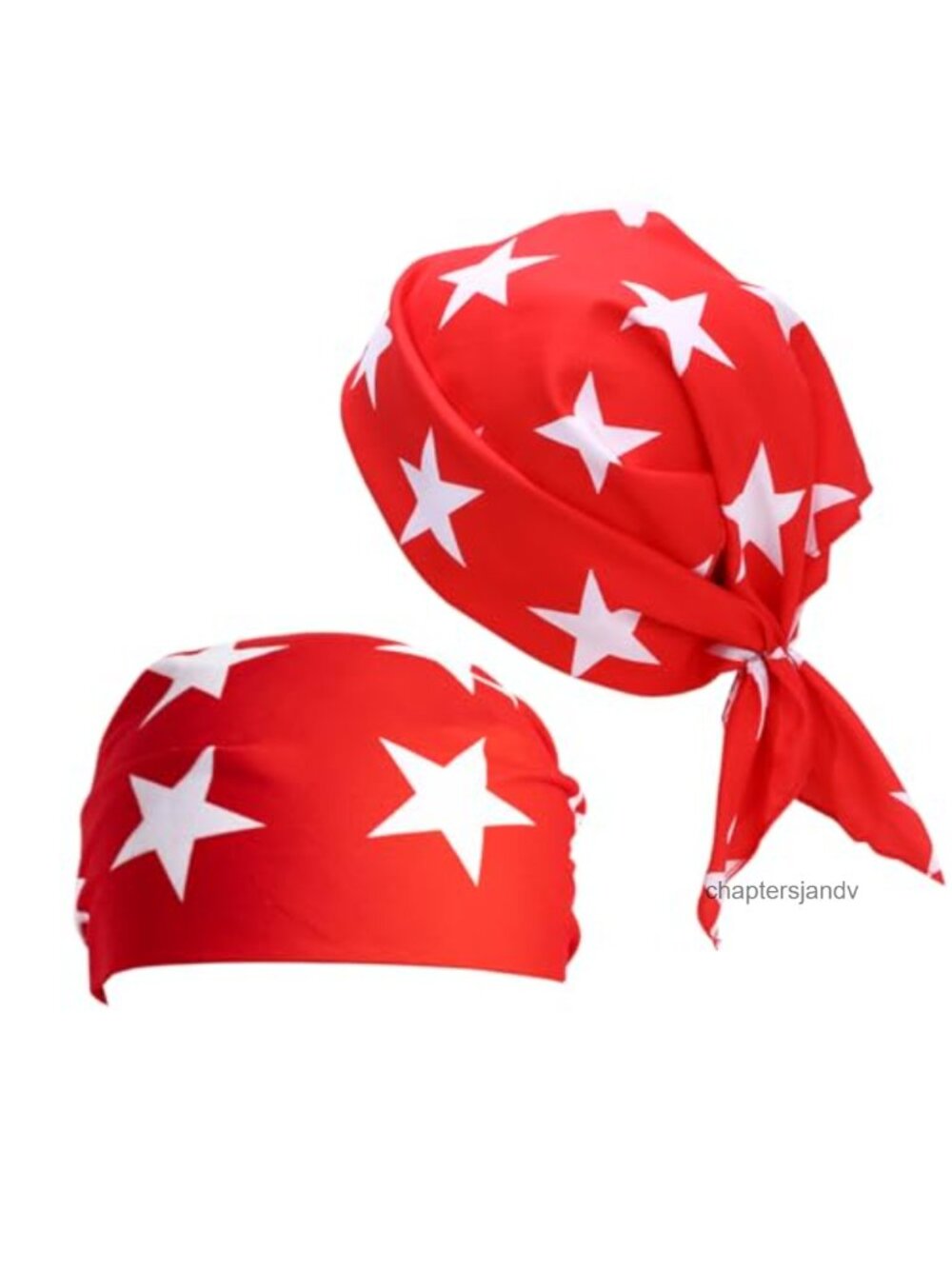 Stars Printed Bandana Wrestling Cosplay Costume 100% Polyester Unisex Adult